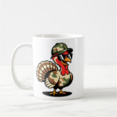 Camo Turkey Day Hunting Fall Thanksgiving Kaffeetasse (Links)
