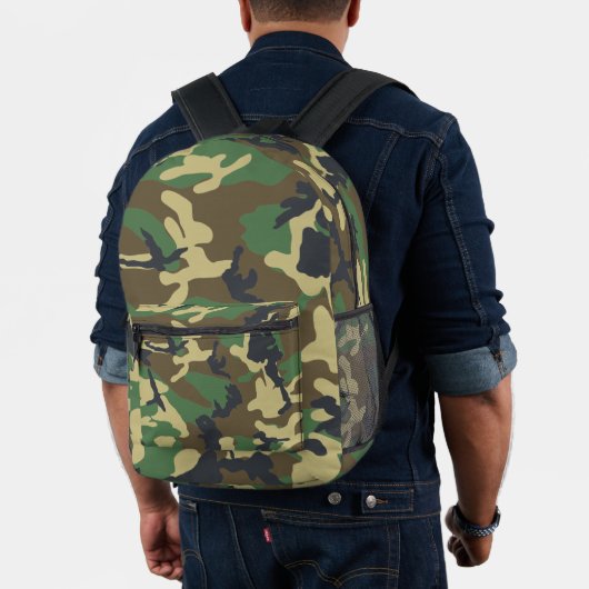 Camo Woodland Bedruckter Rucksack (Insitu (Modell))