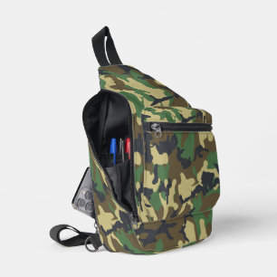 Camo Woodland Crossbody Bag