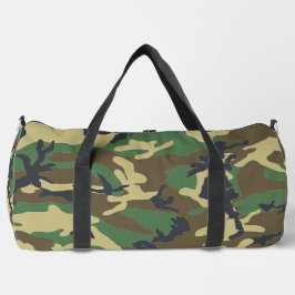Camo Woodland Duffle Bag
