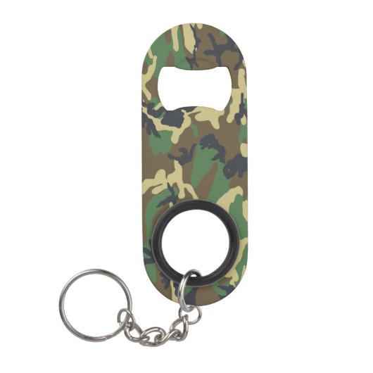 Camo Woodland Mini Flaschenöffner (Vorderseite)