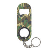 Camo Woodland Mini Flaschenöffner (Rückseite)