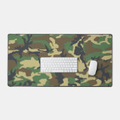 Camo Woodland Schreibtischunterlage (Tastatur & Maus)