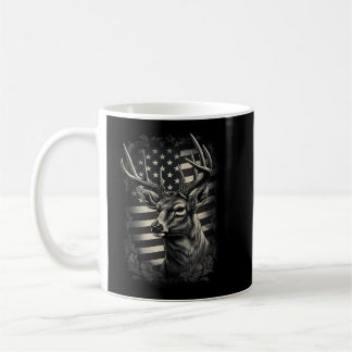 Camoflage American Flag Antlers Deejagd Tank Kaffeetasse