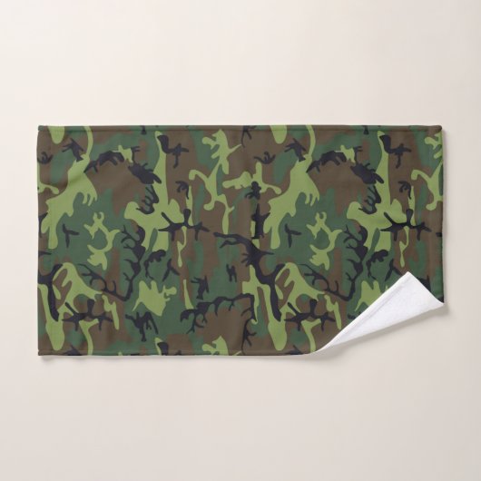 CAMOFLAGE JUNTING PATTERN BADHANDTUCH SET (Handtuch)