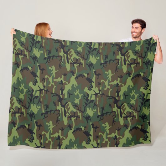 CAMOFLAGE JUNTING PATTERN FLEECEDECKE (Beispiel)