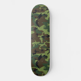 CAMOFLAGE JUNTING PATTERN SKATEBOARD