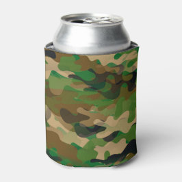 Camoflage kann Grün-Braun-Beige kühlen Dosenkühler