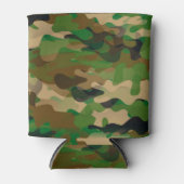 Camoflage kann Grün-Braun-Beige kühlen Dosenkühler (Vorderseite)