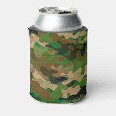 Camoflage kann Grün-Braun-Beige kühlen Dosenkühler (Kanne Rückseite)