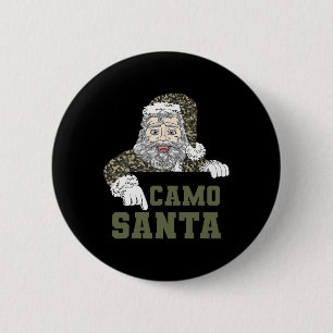 Camoflage Weihnachtsjagd Santa Camouflage Militär Button