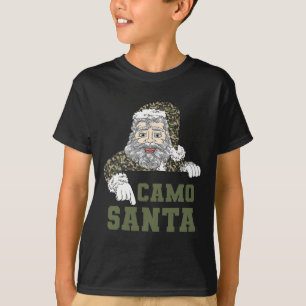 Camoflage Weihnachtsjagd Santa Camouflage Militär T-Shirt