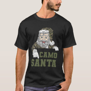 Camoflage Weihnachtsjagd Santa Camouflage Militär T-Shirt