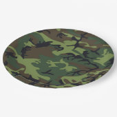 CAMOFLAUGE PATTERN PAPPTELLER (Schrägansicht)