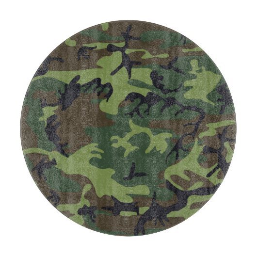 CAMOFLAUGE PATTERN SCHNEIDEBRETT (Vorderseite)
