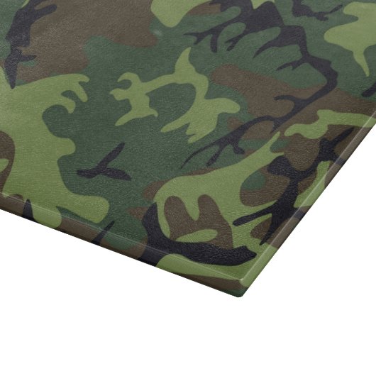 CAMOFLAUGE PATTERN SCHNEIDEBRETT (Ecke)