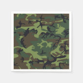 CAMOFLAUGE PATTERN SERVIETTE (Vorderseite)