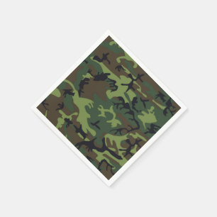 CAMOFLAUGE PATTERN SERVIETTE