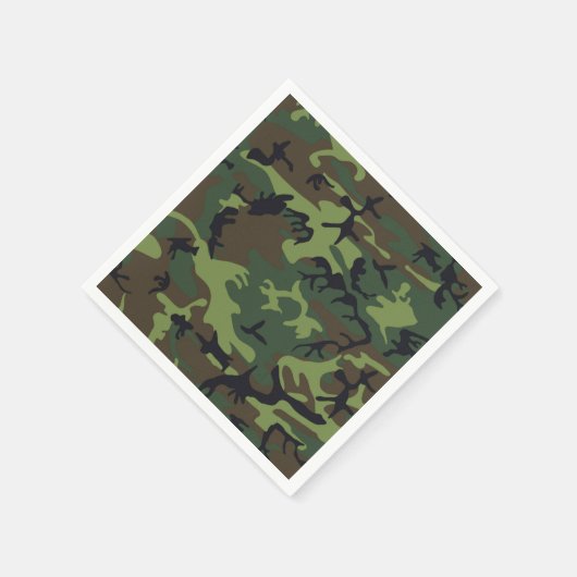 CAMOFLAUGE PATTERN SERVIETTE (Ecke)