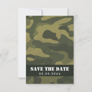 Camoflauge Save The Date