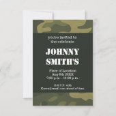 Camoflauge Save The Date (Rückseite)