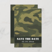 Camoflauge Save The Date (Vorne/Hinten)