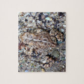 Camoflouge Frog Toad Amphibien Puzzle (Vertikal)