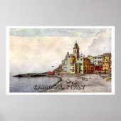 Camogli Beach, ln Poster (Vorne)