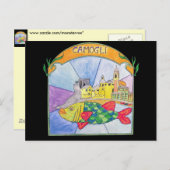 Camogli Fish Postkarte (Vorne/Hinten)