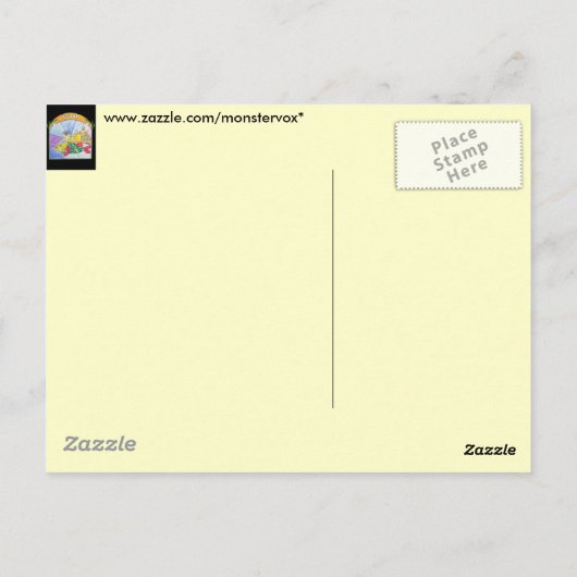 Camogli Fish Postkarte (Rückseite)