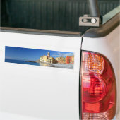 Camogli, Küste und Kirche Autoaufkleber (Auf Lkw)