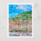 Camogli Portofino Giro del Malcantone Postkarte (Vorderseite)