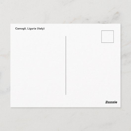 Camogli Postcard #2 Postkarte (Rückseite)