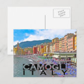 Camogli Postkarte (Vorne/Hinten)