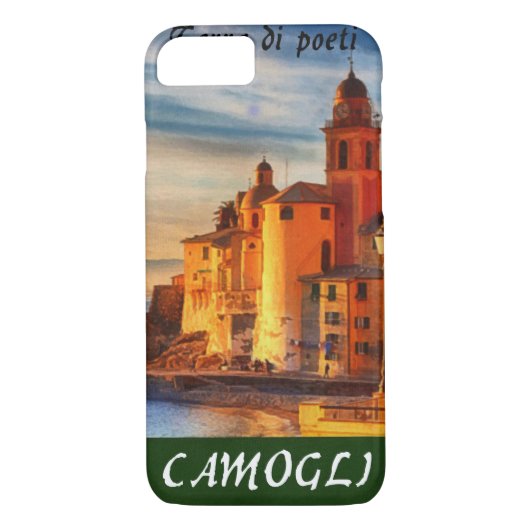 Camogli-Travel-Poster Case-Mate iPhone Hülle (Rückseite)