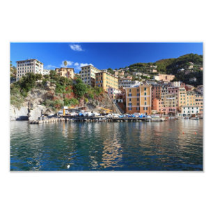 Camogli vom Meer Fotodruck
