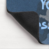 CaMOOflage Kuh-Collage in blau Mousepad (Ecke)