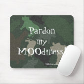 CaMOOflage Kuh Collage in grün Mousepad (Mit Mouse)