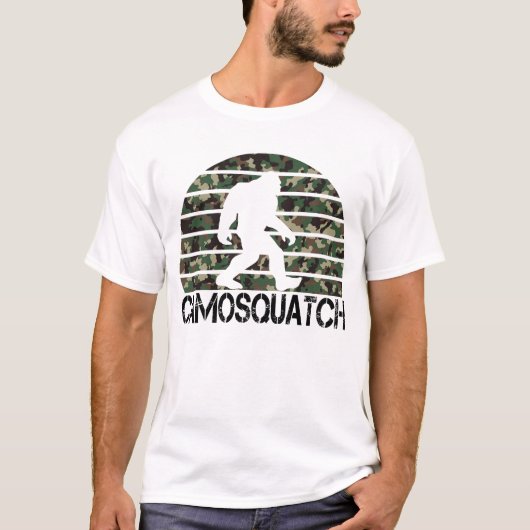 Camosquatch Funny Bigfoot T-Shirt (Vorderseite)