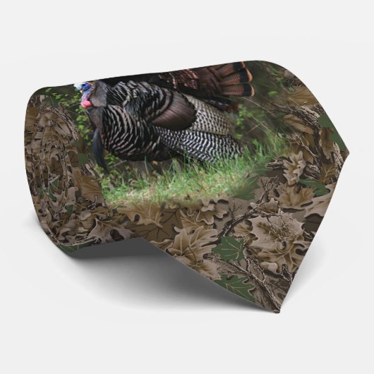 CamoTurkey Spreize (größeres Bild) Krawatte (Gerollt)