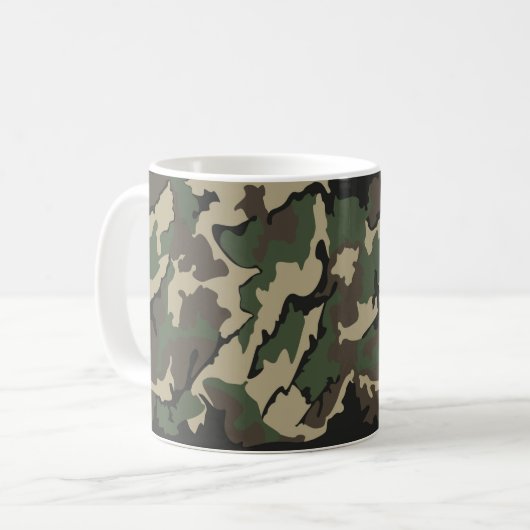 Camouflage, 11oz Klassische Tasse (Vorderseite Links)