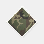 Camouflage 1 serviette (Ecke)