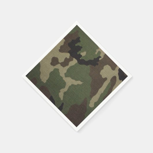 Camouflage 1 serviette (Ecke)