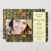 Camouflage 2014 Abschluss Einladung (Vorne/Hinten)