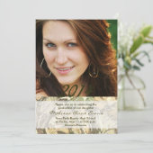 Camouflage 2014 Abschluss Einladung (Stehend Vorderseite)