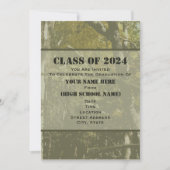 Camouflage 2024 Abschluss Einladung (Vorderseite)