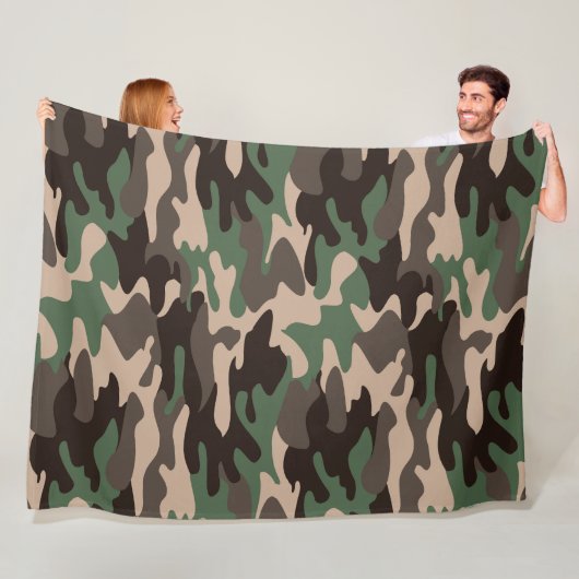 Camouflage 2 60x80 Fleece Blanket (Beispiel)