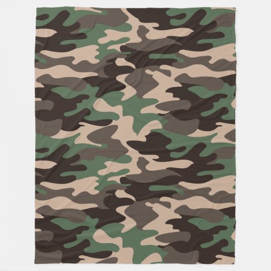 Camouflage 2 60x80 Fleece Blanket (Vorderseite)
