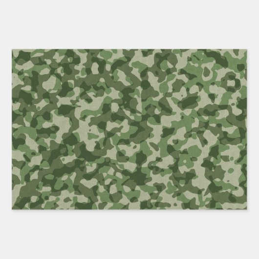 Camouflage 2 geschenkpapier set (Vorderseite)