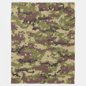 Camouflage 3 60x80 Fleece Blanket (Vorderseite)